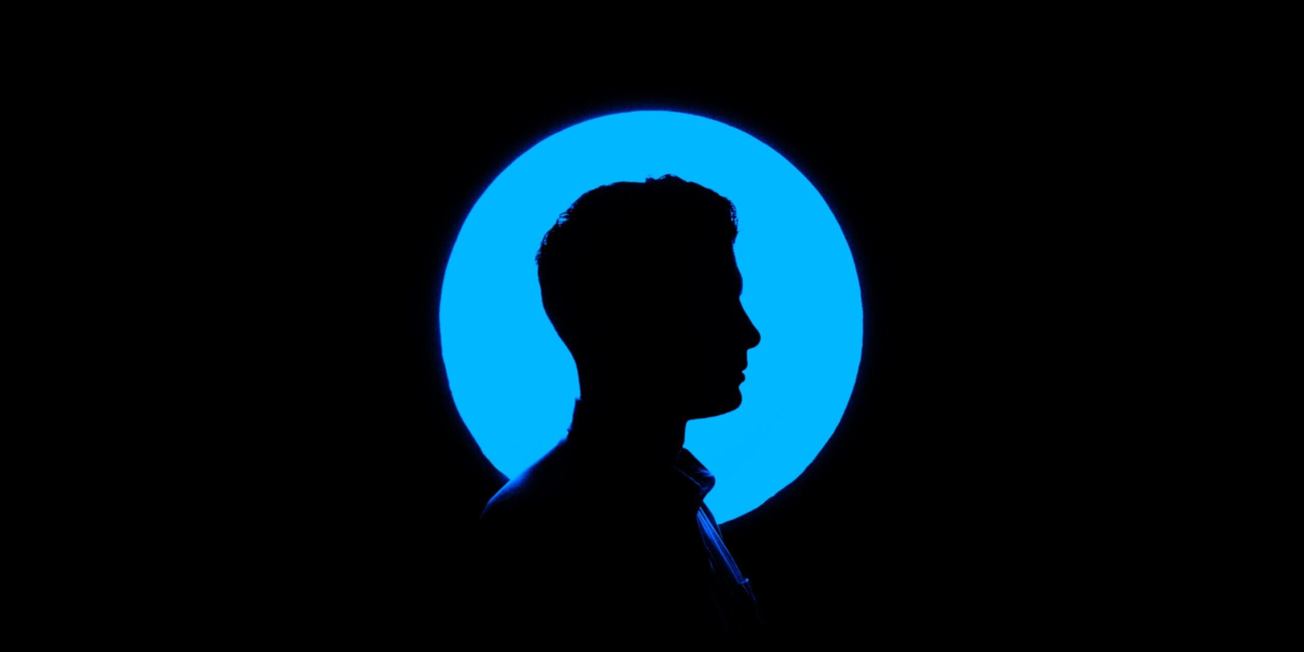 silhouette of a man graphic